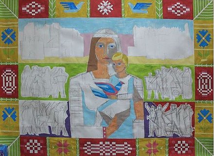 Название эксклюзивному гобелену от гродненских мастериц может придумать любой желающий