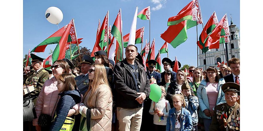 Как Гродно отпраздновал 78-ю годовщину Великой Победы – самые яркие кадры с торжественных мероприятий