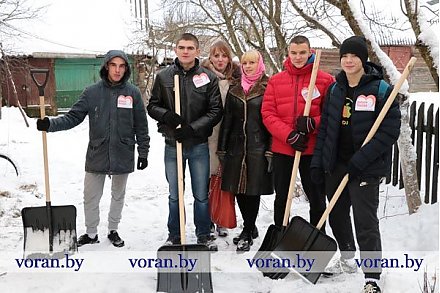 С 1 января стартовала областная акция Белорусского республиканского союза молодежи «Дорогой добрых дел»