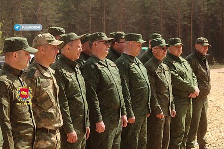 В Лидском районе прошел сбор председателей райисполкомов области по организации территориальной обороны
