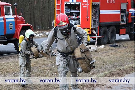 Комплексное учение по организации защиты населения и территории Вороновского района от чрезвычайных ситуаций мирного и военного времени (Видео)