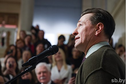 Народный артист России Сергей Безруков: я люблю Беларусь, потому что здесь думают о людях на земле