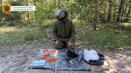 На границе с Украиной обнаружен тайник с компонентами для изготовления взрывных устройств