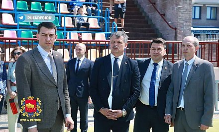 Министр спорта и туризма Беларуси Сергей Ковальчук посетил спортивные площадки в Гродно, где пройдут II Игры стран СНГ