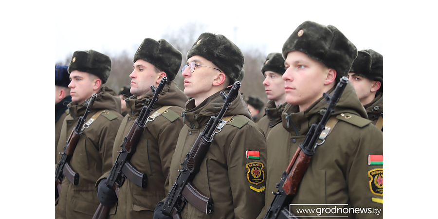 Поздравление Гродненского облисполкома и областного Совета депутатов с Днем защитников Отечества и Вооруженных Сил
