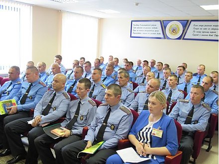 Итоги работы за первое полугодие подведены в Вороновском отделе Департамента охраны МВД Республики Беларусь