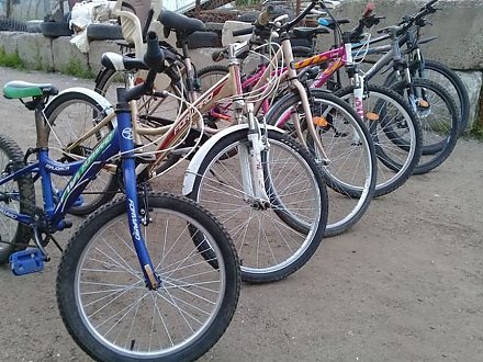 В Вороновском районе найдены  39 утерянных велосипедов
