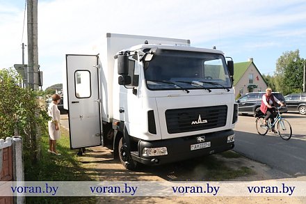 Журналисты «Воранаўскай газеты» выехали на маршрут вместе с передвижным ФАПом