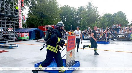 Спасатели из Беларуси, России и Кыргызстана борются за звание сильнейших на "Брестском рубеже"