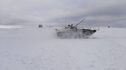 Началась проверка танкового батальона одной из бригад Западного оперативного командования