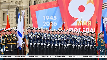 Александр Лукашенко принял участие в параде Победы на Красной площади в Москве