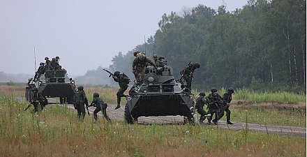 Бойцы ЧВК "Вагнер" проводят совместную подготовку с внутренними войсками Беларуси
