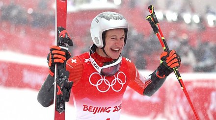 Швейцарец Марко Одерматт стал олимпийским чемпионом в гигантском слаломе