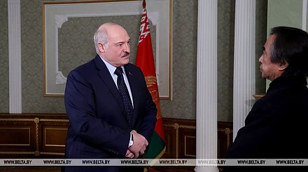 Александр Лукашенко дал интервью японскому телеканалу TBS