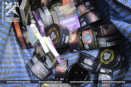 530 кг табака для кальянов, не маркированного в установленном порядке акцизными марками Республики Беларусь пытался вывезти в Литву гражданин Молдовы