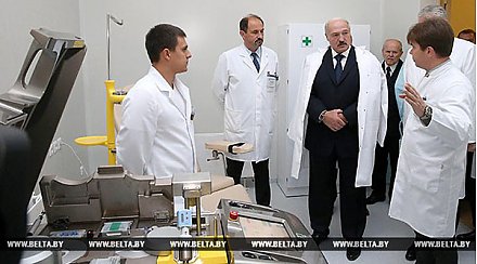 Лукашенко открыл Республиканский центр позитронно-эмиссионной томографии