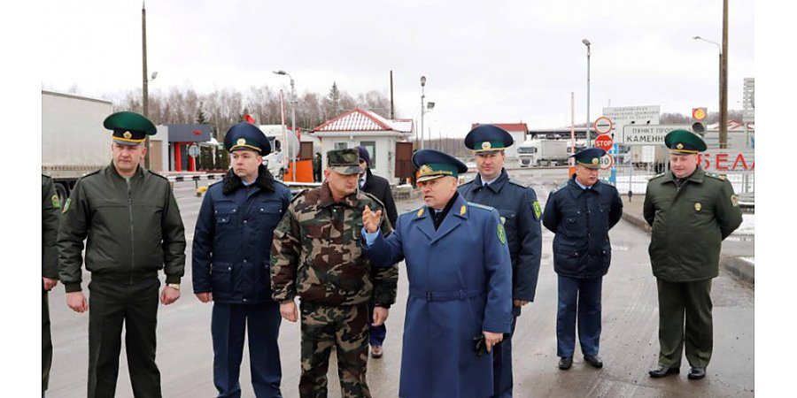 Арчаков ознакомился с ситуацией на белорусско-литовской границе