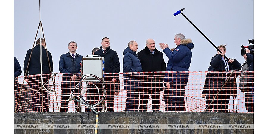 Александр Лукашенко и Владимир Путин посещают космодром Восточный в Амурской области