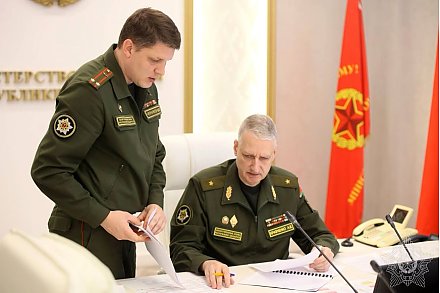 Тренировка по управлению формированием территориальных войск проводится в Беларуси