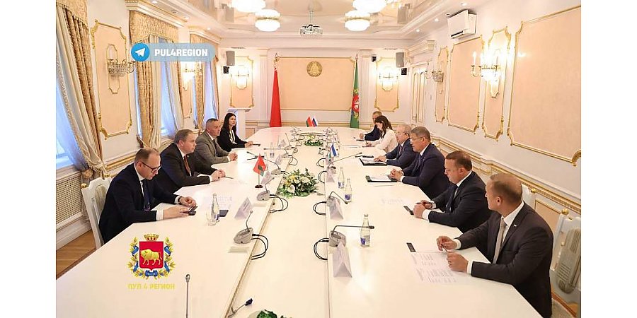 Губернатор Гродненской области Владимир Караник провел встречу с Главой Республики Башкортостан Российской Федерации Радием Хабировым