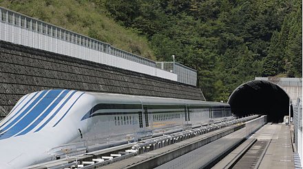 В Японии произошло обрушение в строящемся тоннеле для поездов на магнитной подушке