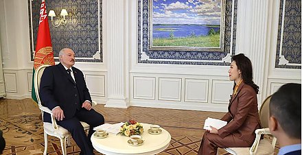 Александр Лукашенко дал интервью СМИ Китая