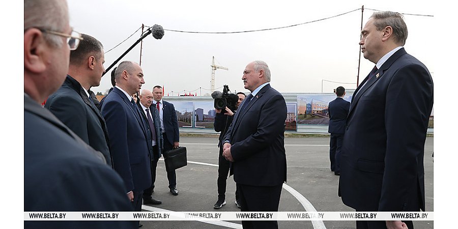 Александр Лукашенко посещает с рабочей поездкой Гродно