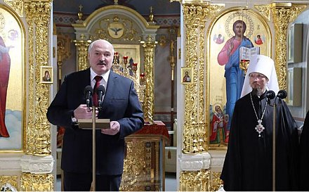 Александр Лукашенко призвал граждан к созиданию с молитвой о Беларуси и любовью в сердцах