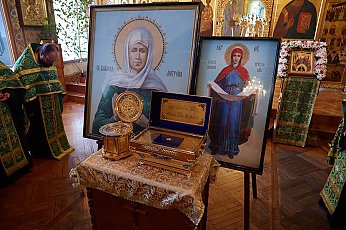 В Вороновский район прибудут ковчег с частицей Плата Пресвятой Богородицы и ковчег с частицей мощей святой блаженной старицы Матроны Московской