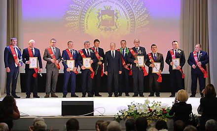 Около 200 лучших тружеников АПК области получили награды во время торжественного чествования на "Дажынках-2019" в Сморгони