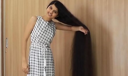 Девушка с самыми длинными волосами раскрыла секрет ухода за ними