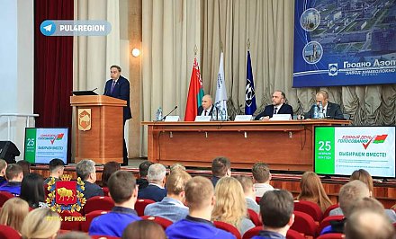 О выборах и не только. Владимир Караник встретился с коллективом ОАО "Гродно Азот"