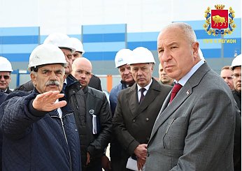 Юрий Караев оценил ход строительства новых цехов ОАО «Беллакт» в Волковыске