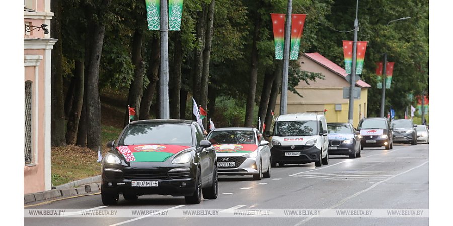 В Полоцке стартовал республиканский автопробег "Символ единства"