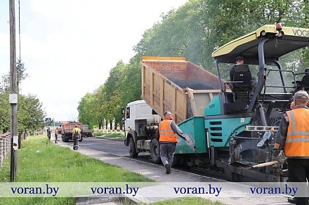 Какие улицы Вороново сменили «одежду» к празднику?