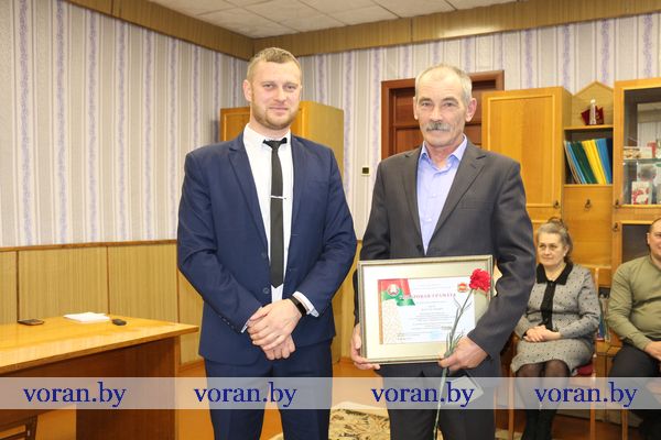 механизатор ГМК-Агро Иван Креч награжден Почетной грамотой Гродненского облисполкома